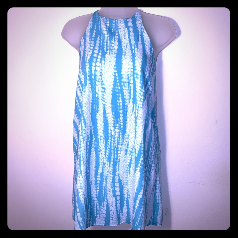 Teal Tie Dye High Next Dress